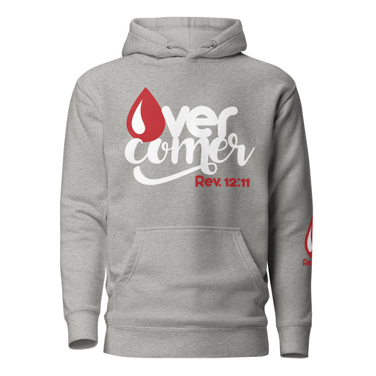 Overcomer Hoodie White Lettering