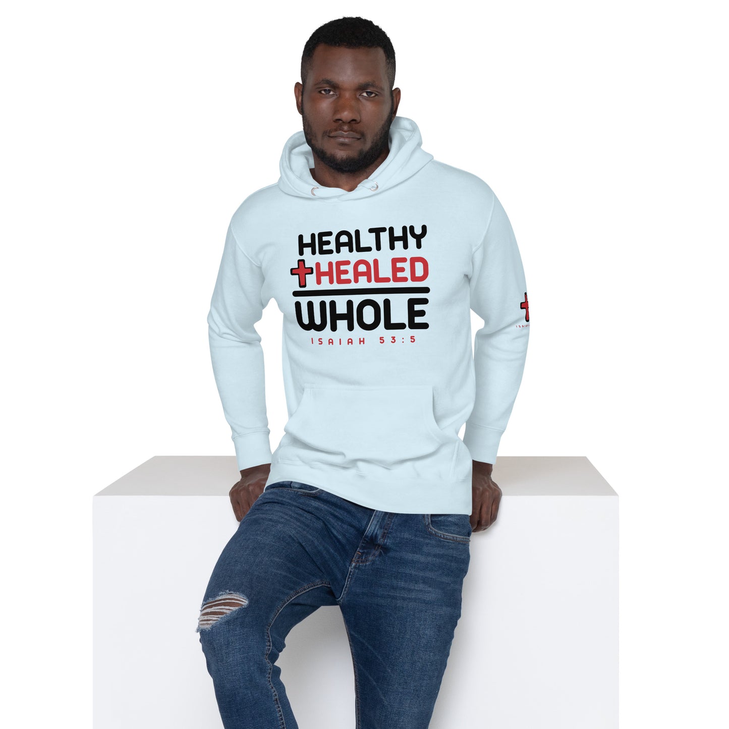 Healthy & Healed Hoodie Black Letters