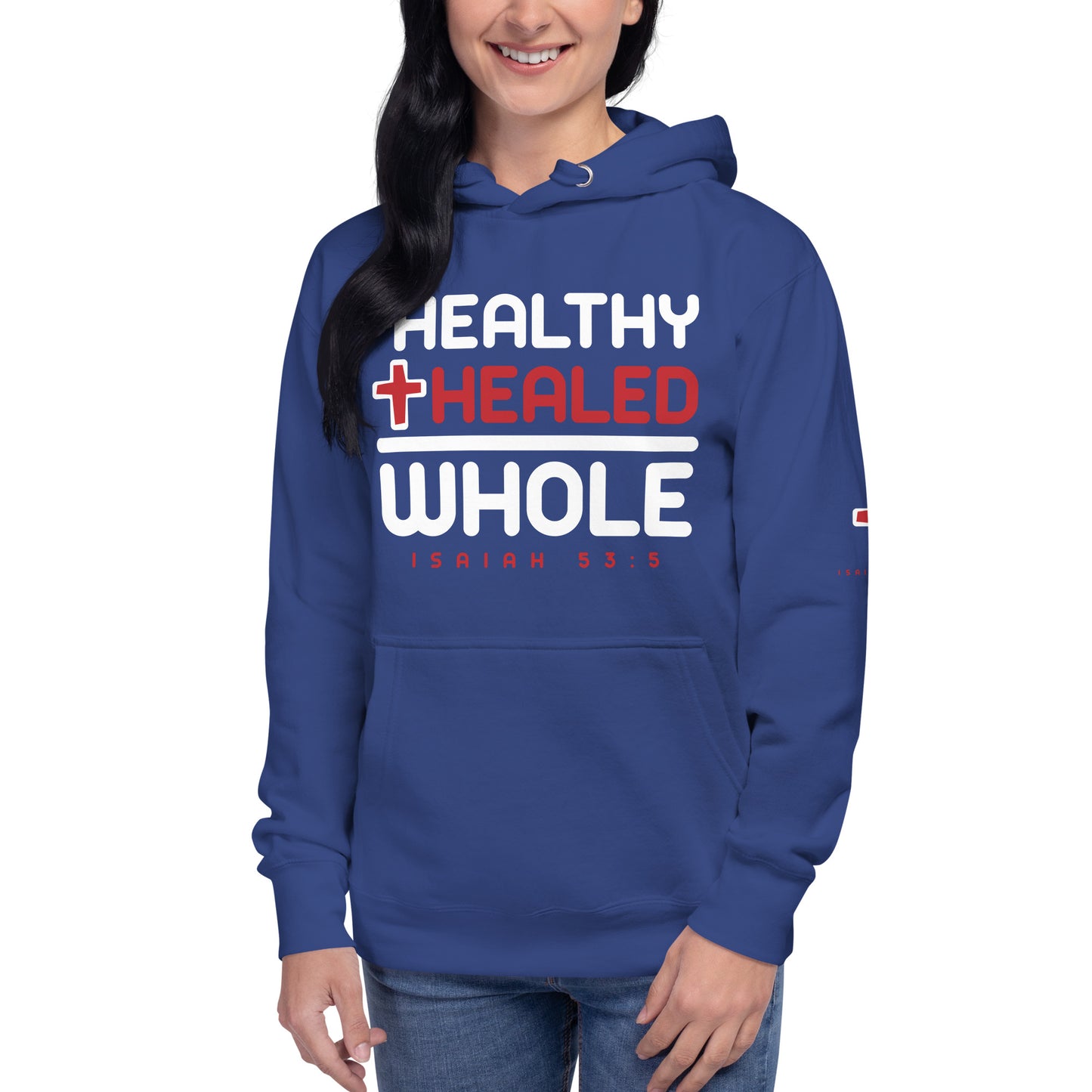 Healthy & Healed Hoodie White Letters