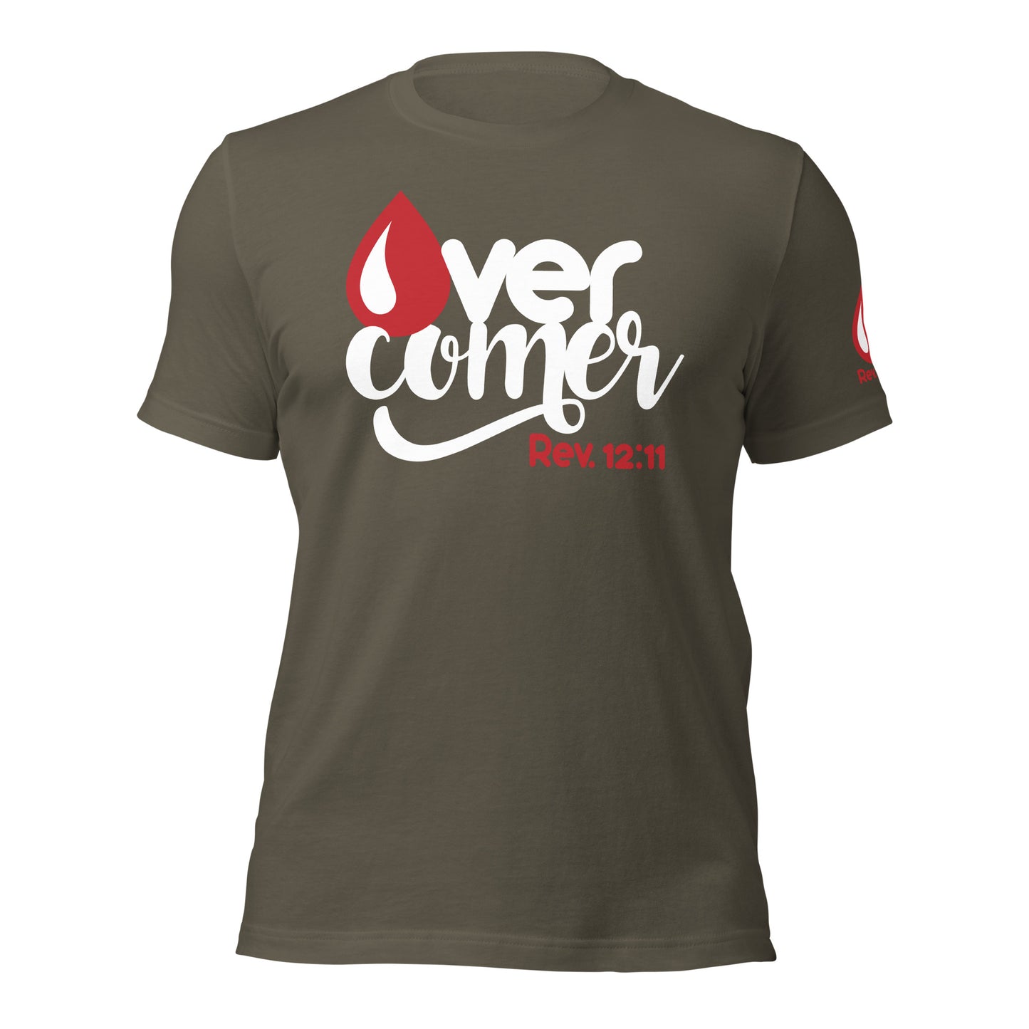 Overcomer T-shirt White Letters