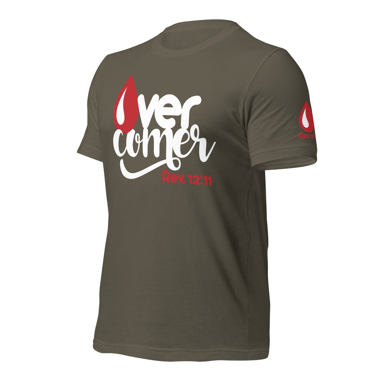 Overcomer T-shirt White Letters