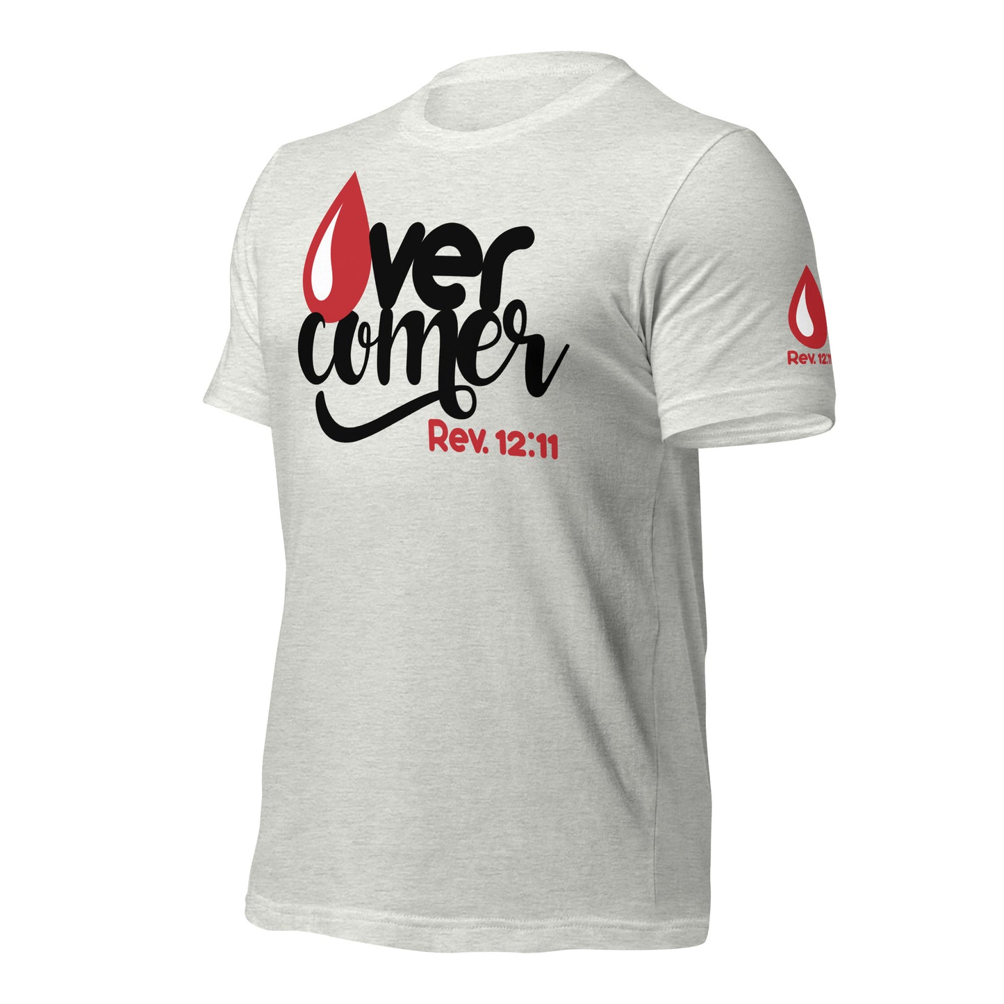 Overcomer T-shirt Black Letters