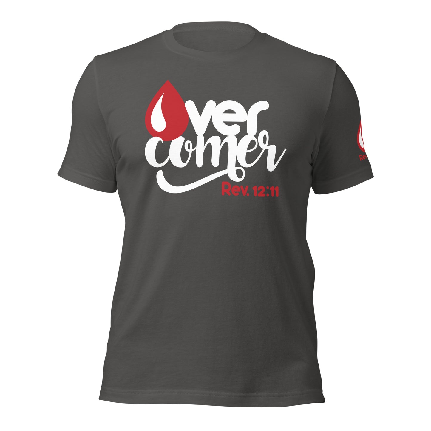 Overcomer T-shirt White Letters