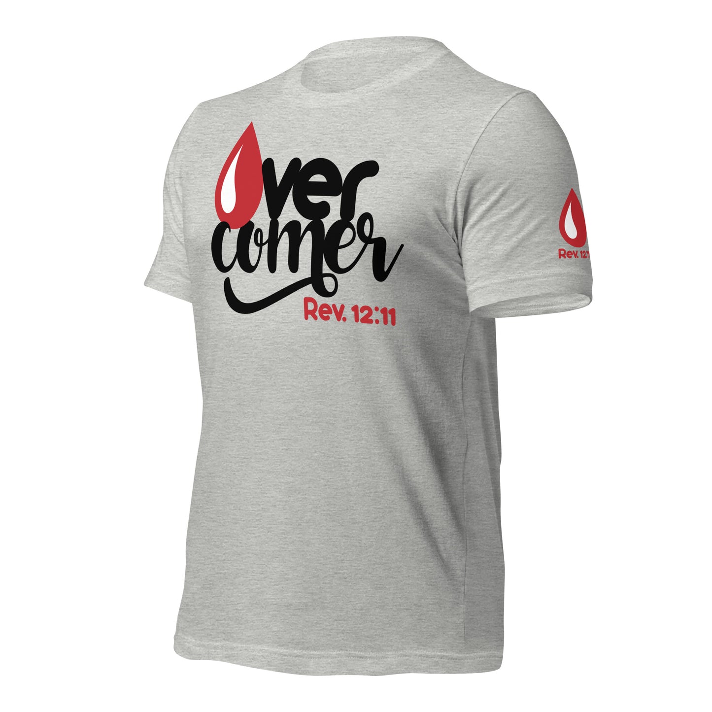 Overcomer T-shirt Black Letters