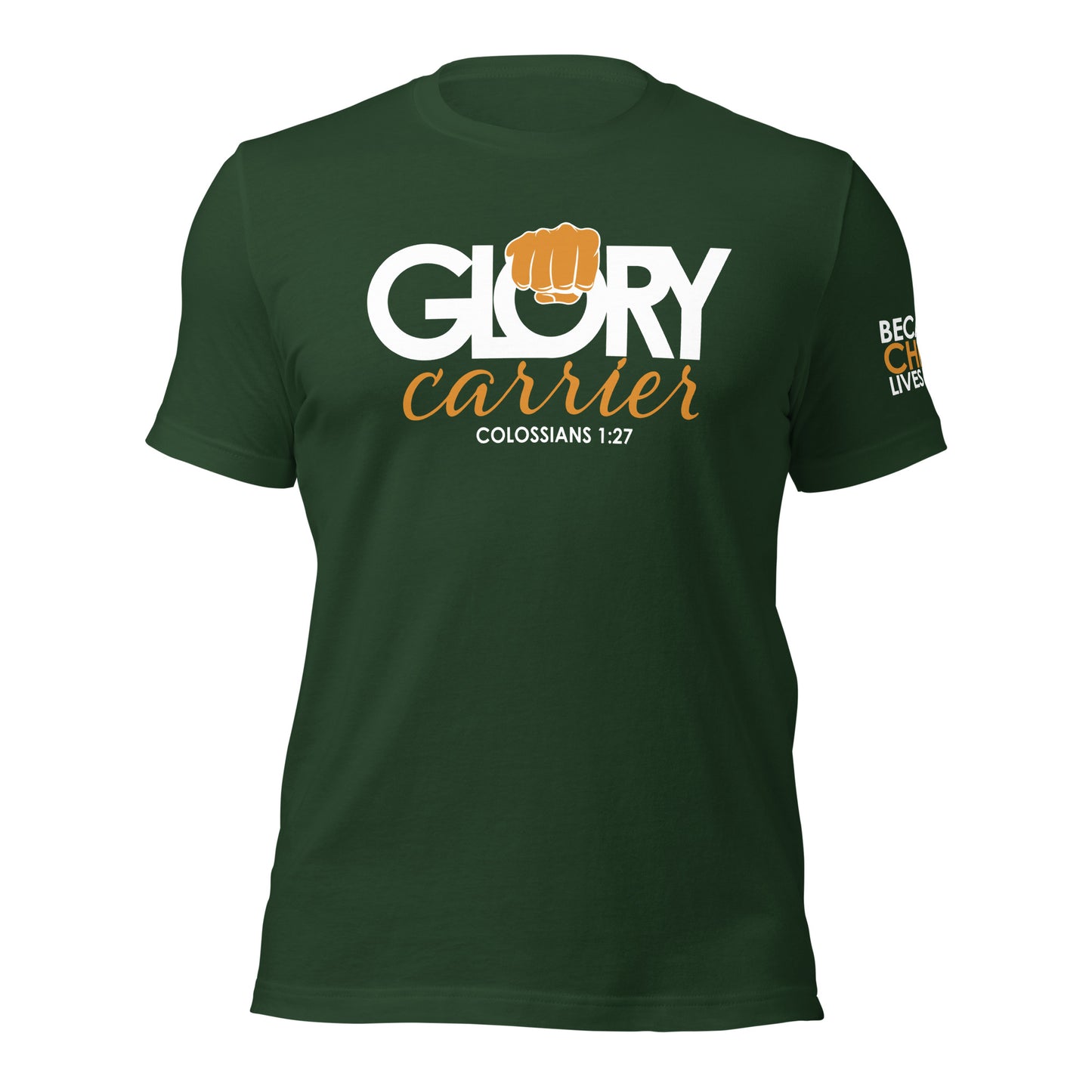 Glory Carrier T-shirt White Letters