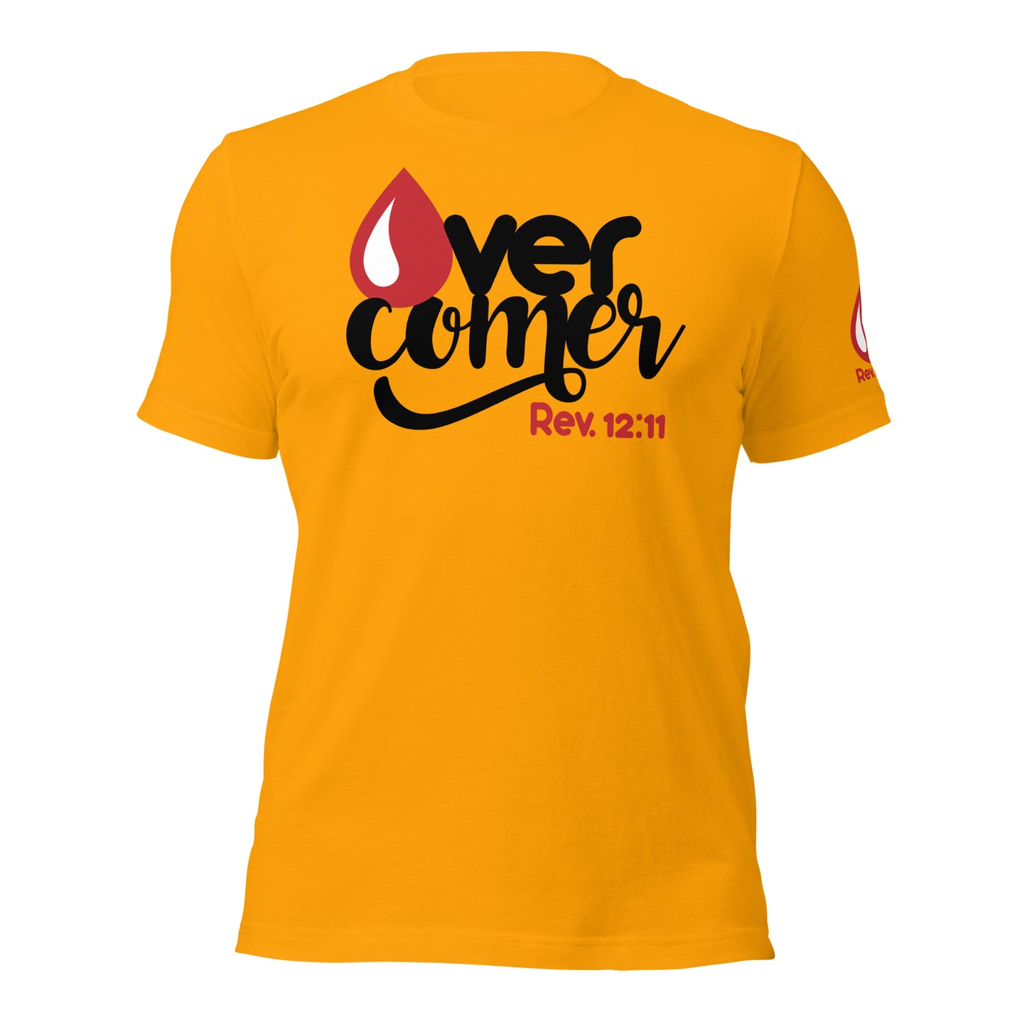 Overcomer T-shirt Black Letters