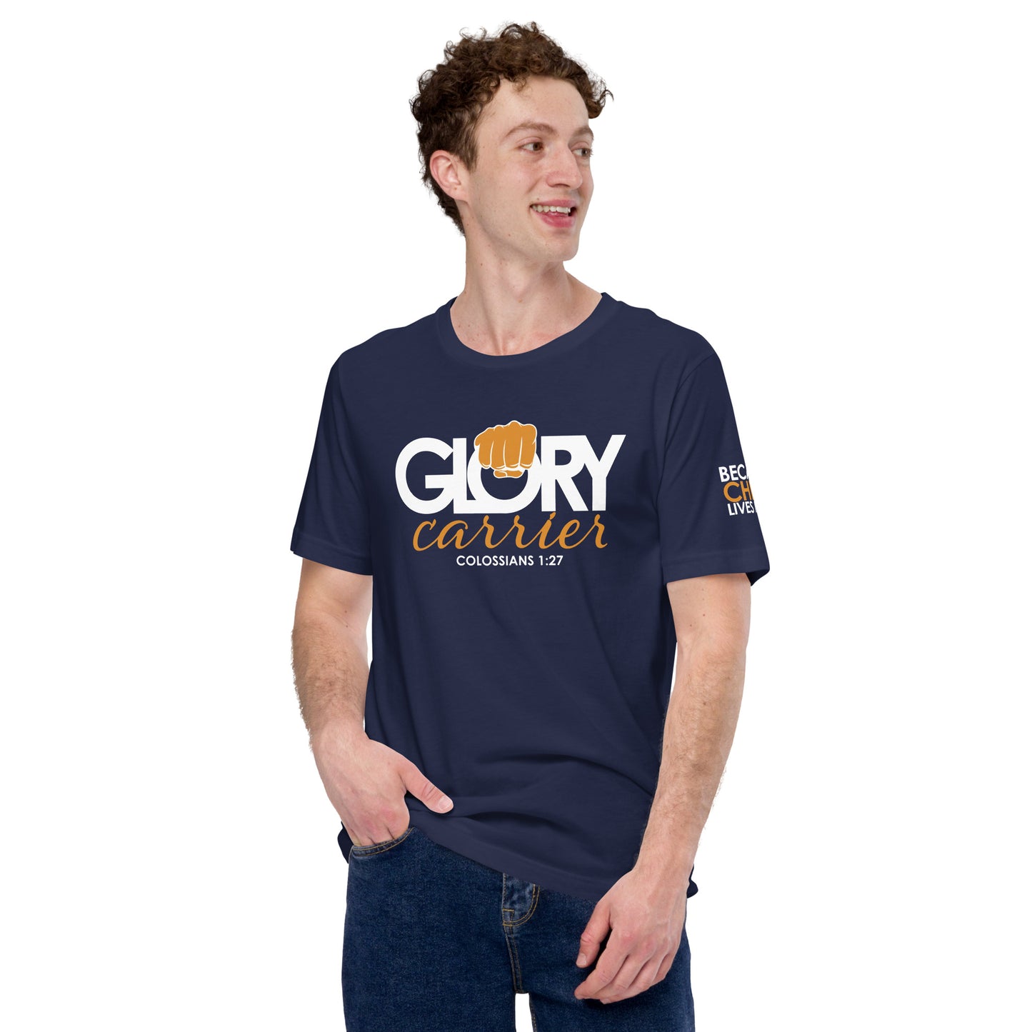 Glory Carrier T-shirt White Letters