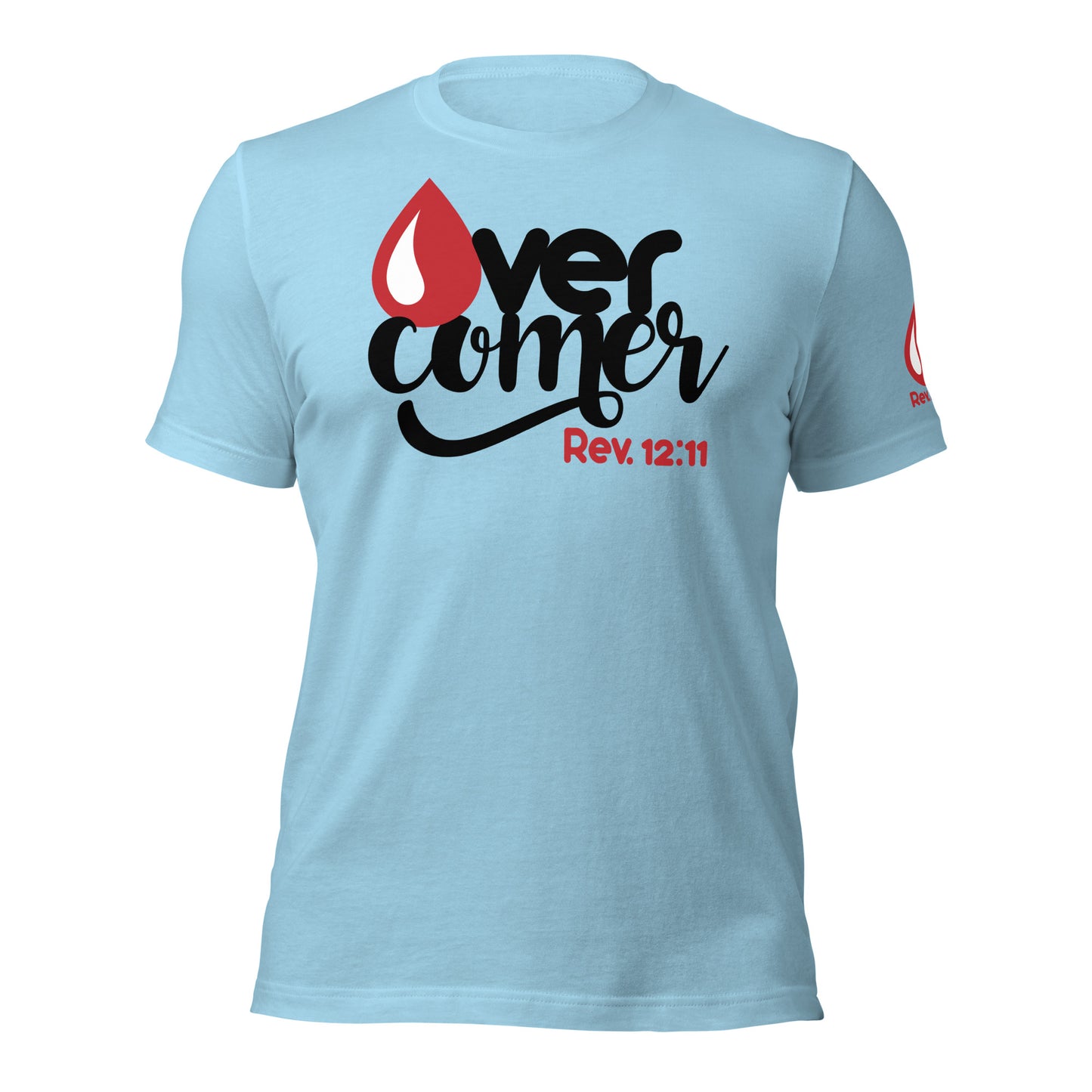 Overcomer T-shirt Black Letters