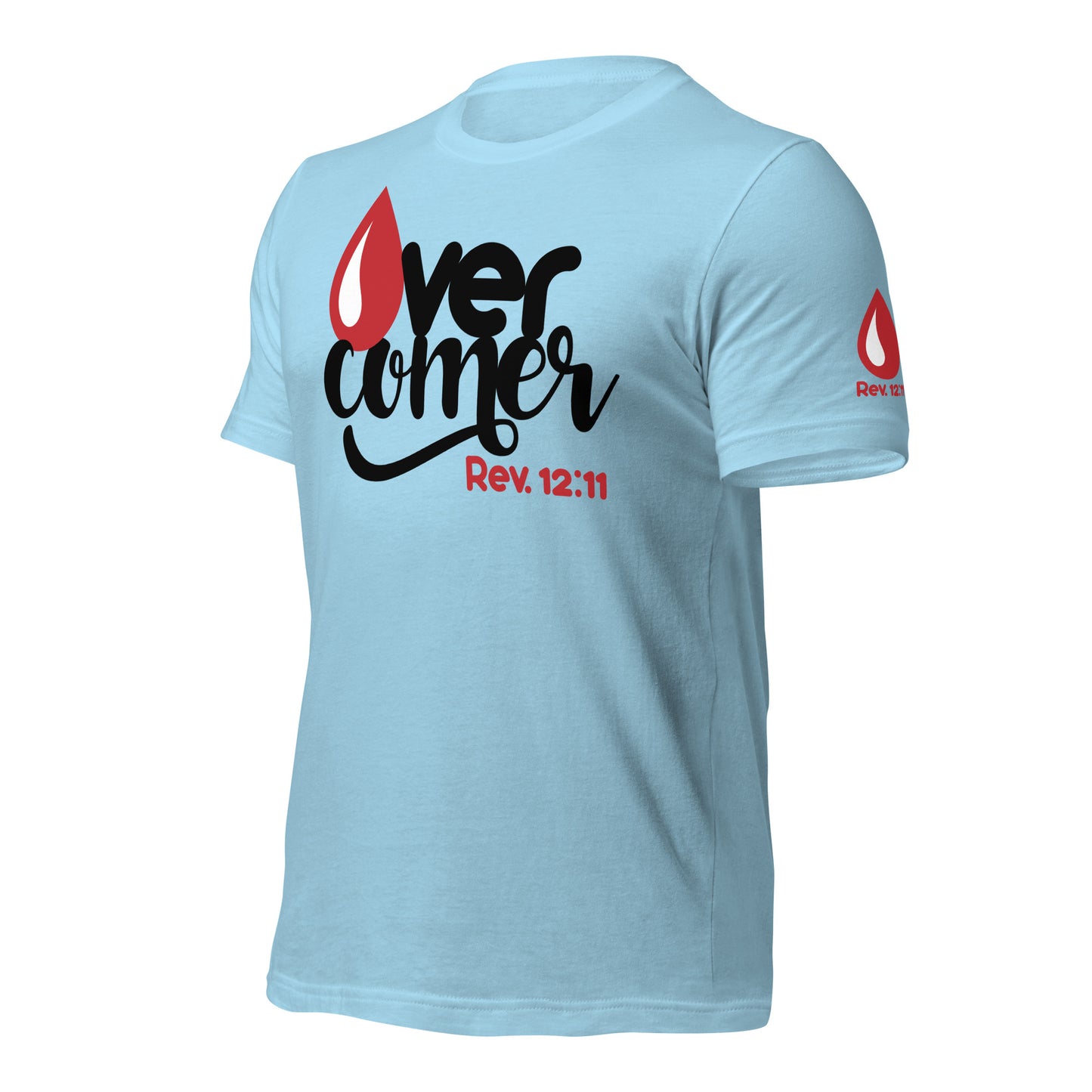 Overcomer T-shirt Black Letters