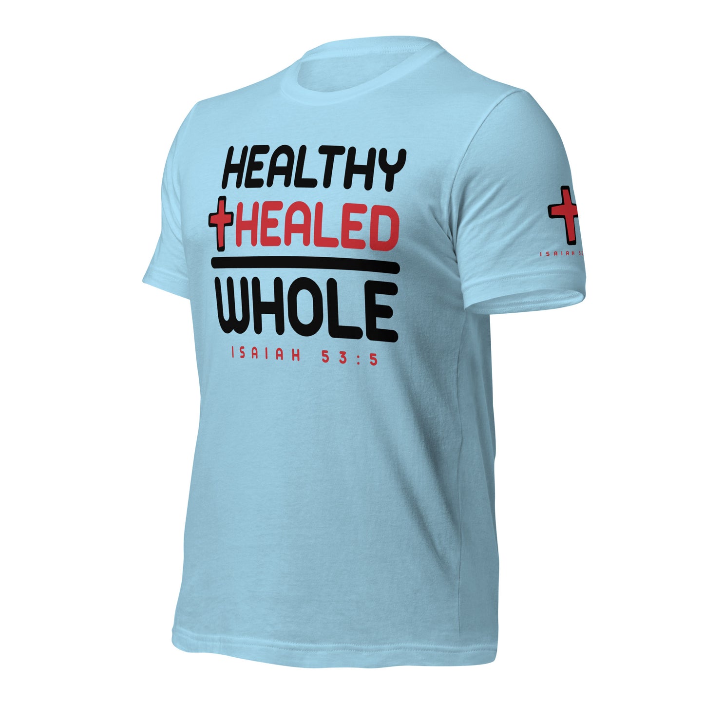 Healthy & Healed T-shirt Black Letters