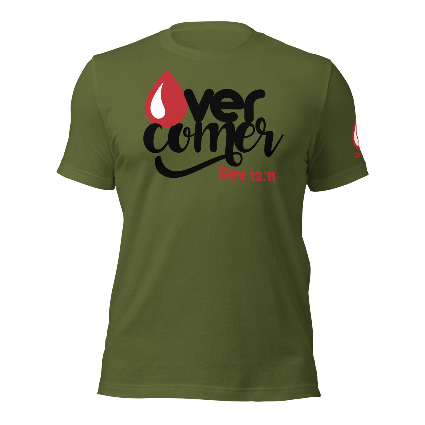 Overcomer T-shirt Black Letters