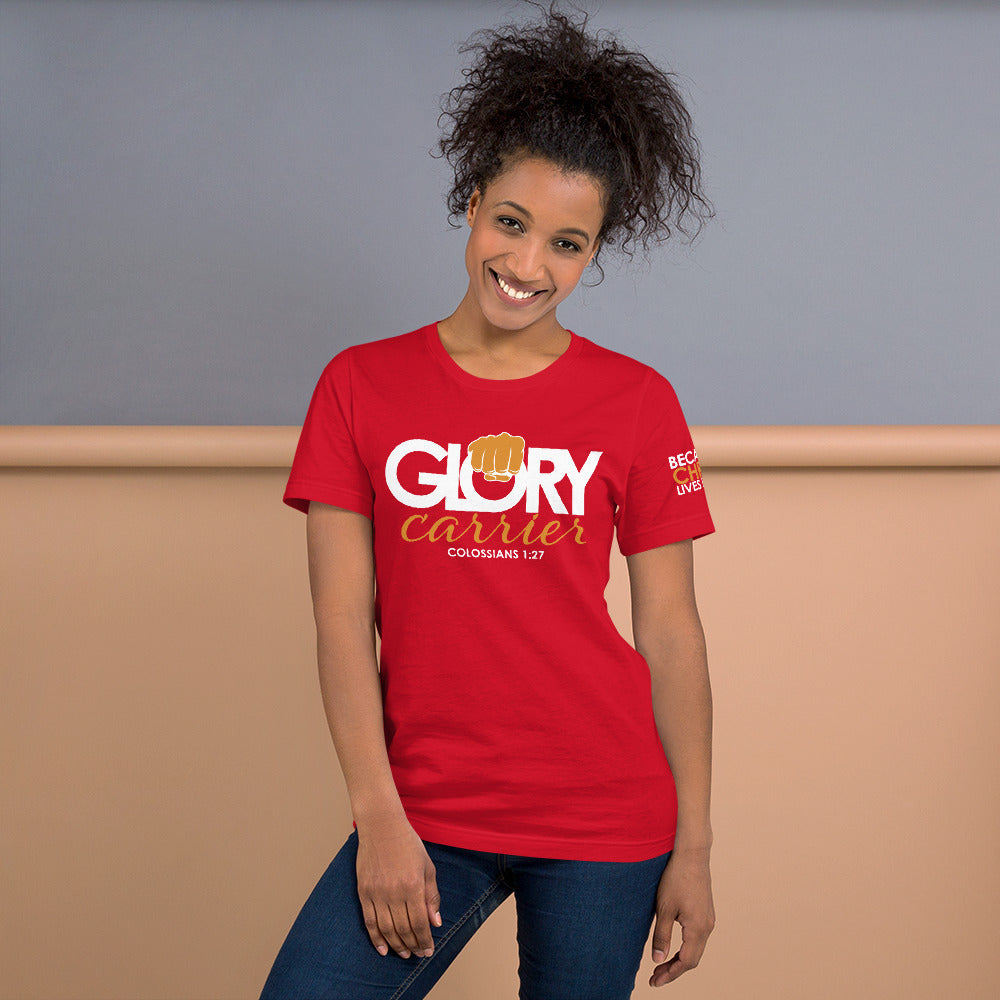 Glory Carrier T-shirt White Letters