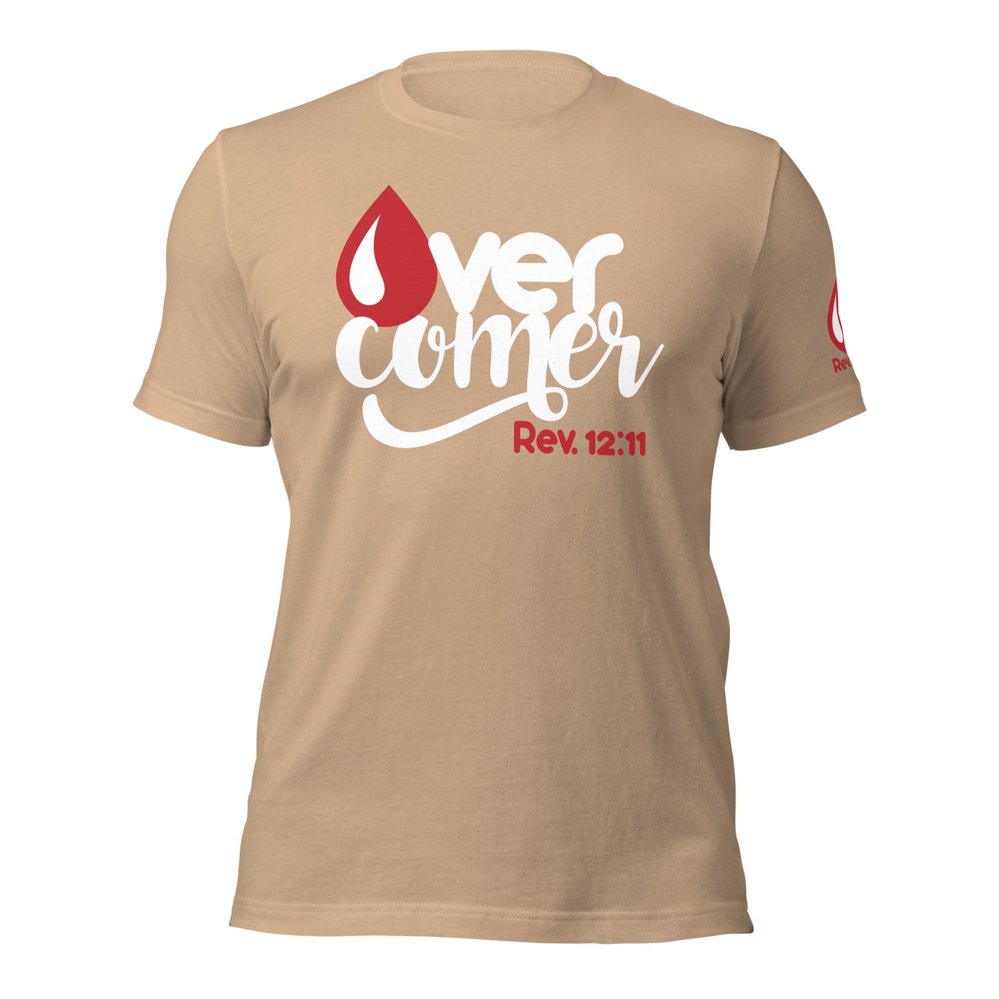 Overcomer T-shirt White Letters