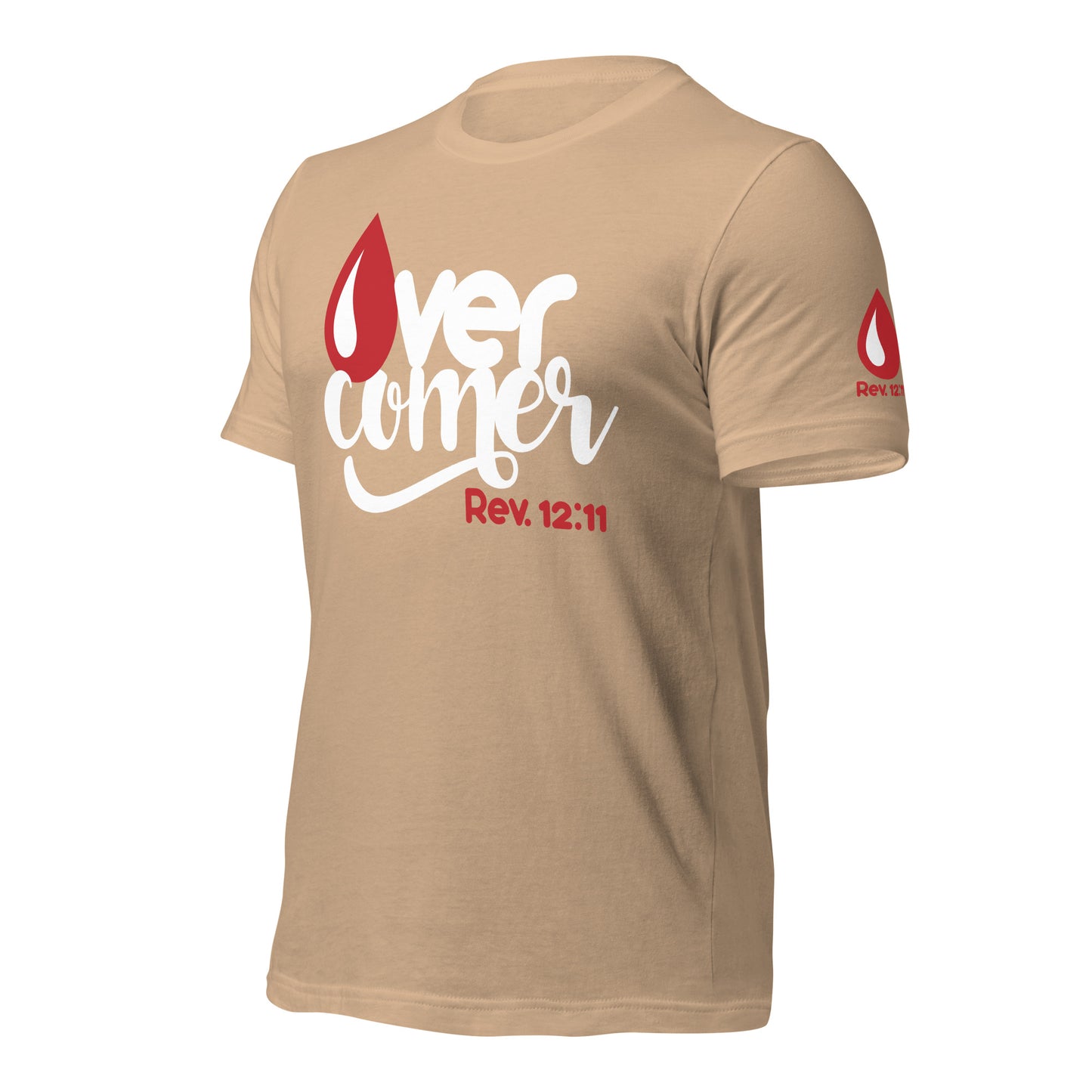 Overcomer T-shirt White Letters