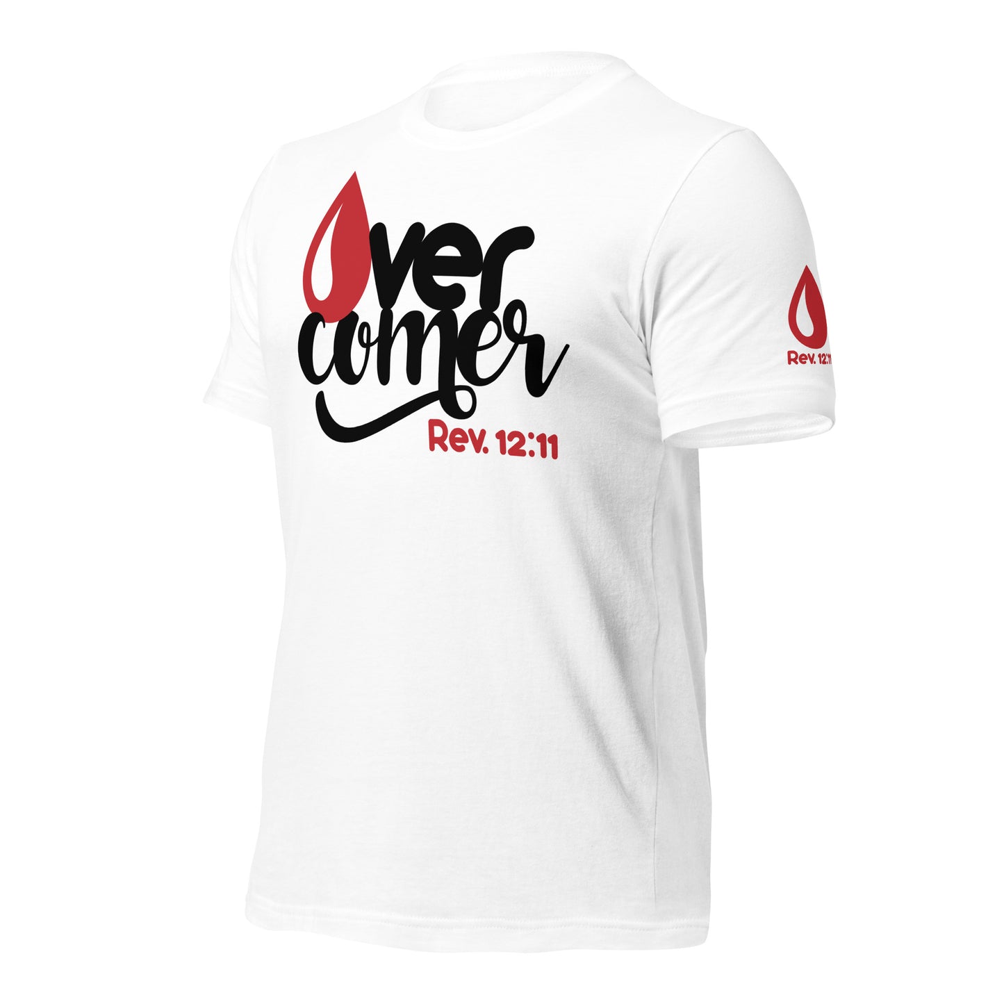 Overcomer T-shirt Black Letters